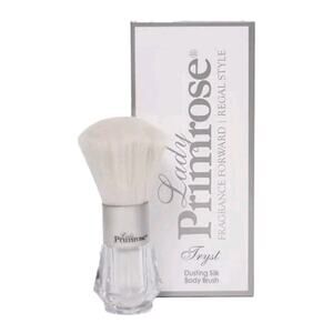 LADY PRIMROSE * TRYST * DELUXE BODY BRUSH W/DUSTING SILK POWDER